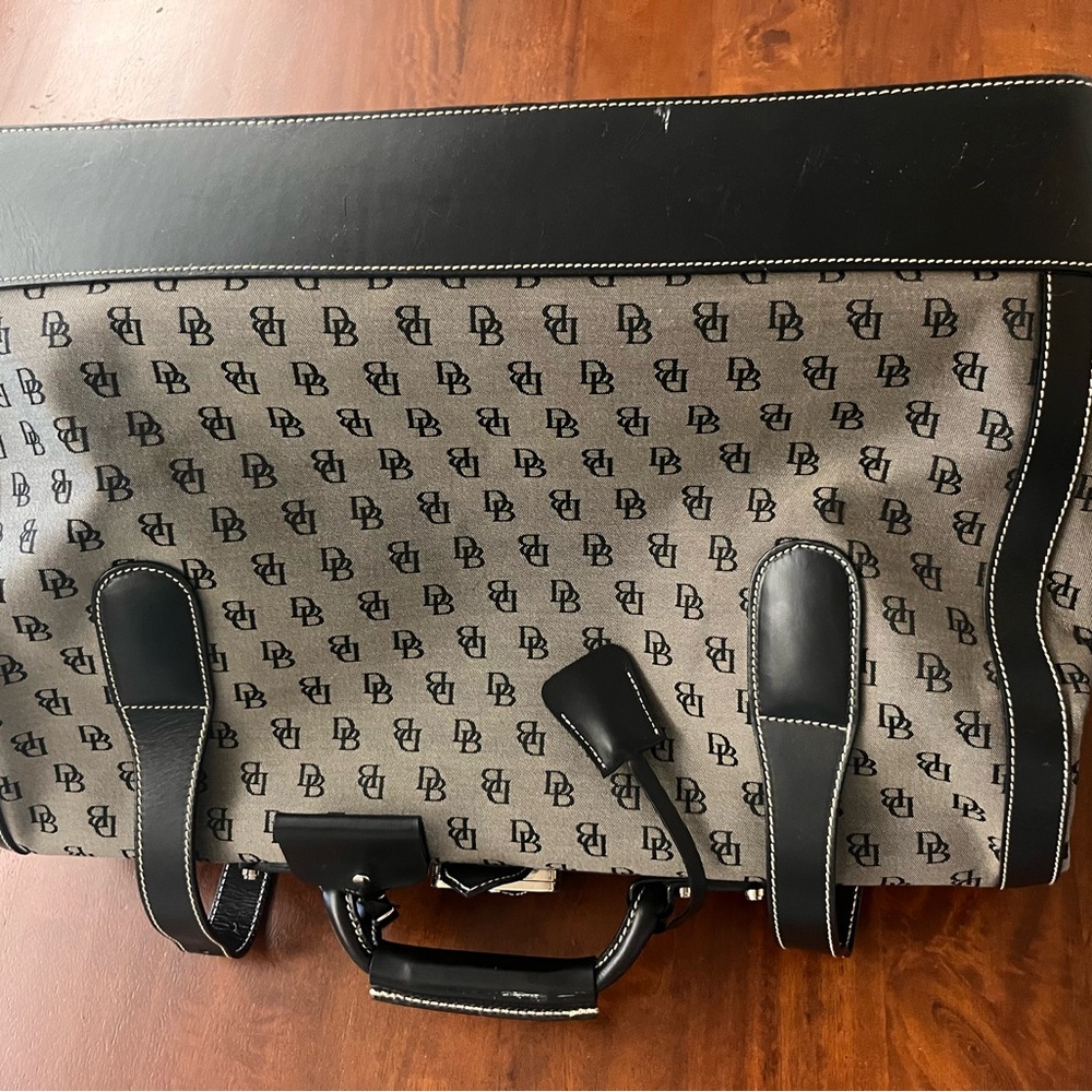 Dooney & Bourke Black and Gray Travel Bag